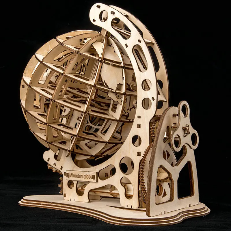 

3D Пазлы деревянная модель механической коробки передач ручная сборка игрушка шестеренка с переменной скоростью механический механизм упр...