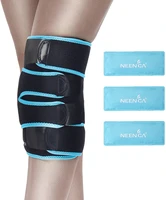 knee brace ice pack wrap cold hot gel compression support for arthritis pain tendonitis athletic injury osteoarthritis meniscus