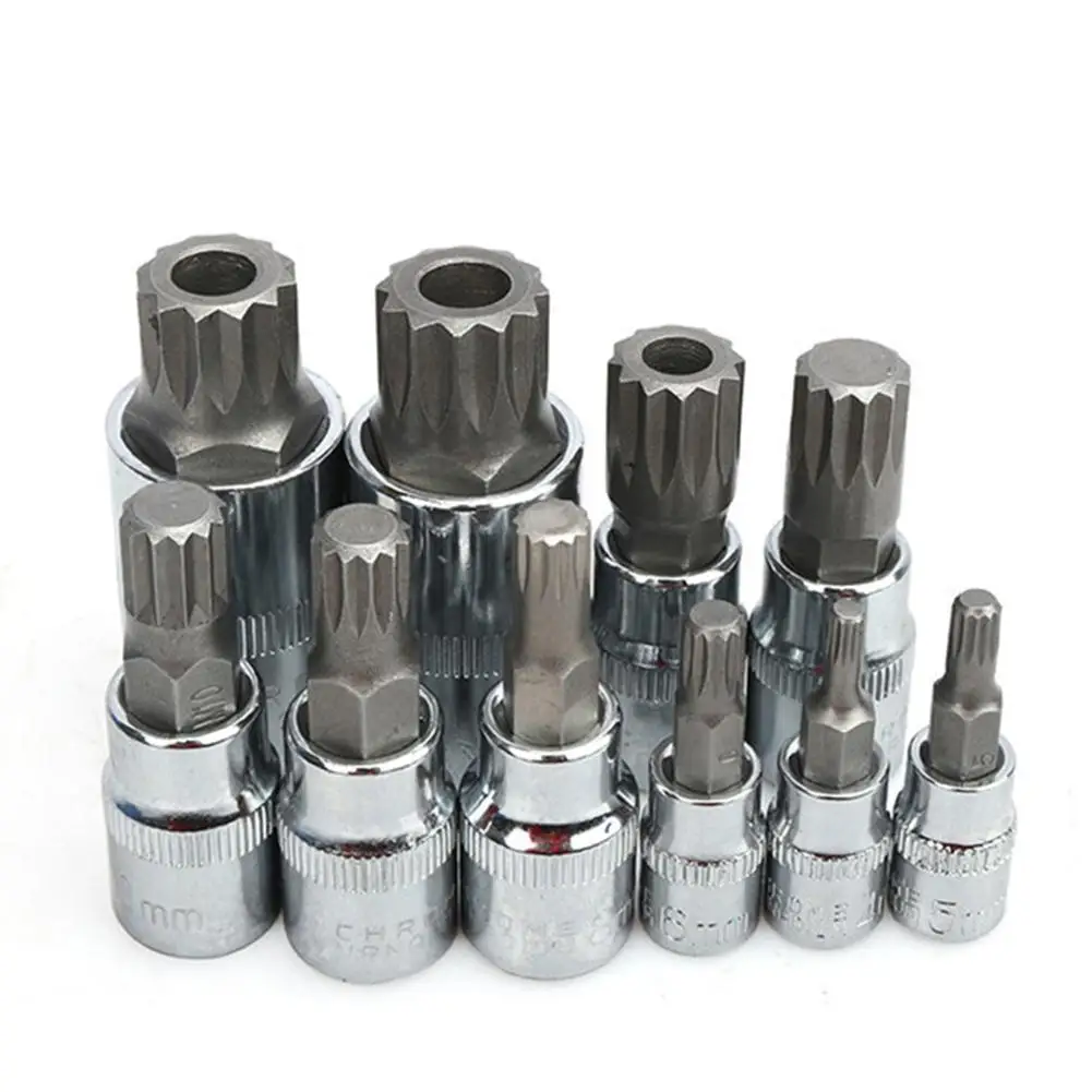 

Car Socket Quick Wrench Tip Star-shaped Plum-shaped Pressure Batch Sleeve Group Sets Screwdriver Key Tool