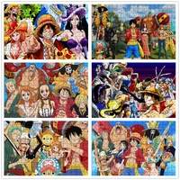 one piece luffy jigsaw puzzles for adults 3005001000 pieces educational toys for children puzzle gift interactive games