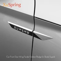 car original side wing fender door emblem for skoda superb 2015 2016 2017 2018 2019 2020 2021 badge sticker trim styling