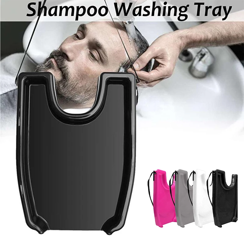 

Portable Hair Backwash Washing Tray Sink Neck Rest Basin for Salon Convenient