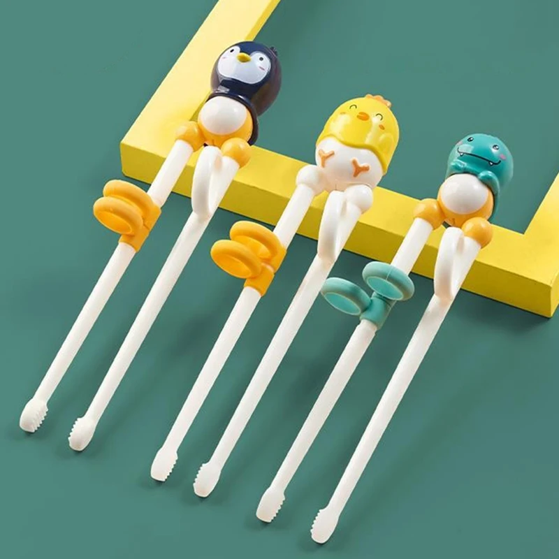 

Creative Children Training Chopsticks Kids Cartoon Learner Non-Slip Chopsticks Cute Baby Tableware Toddler Feeding Chop Sticks