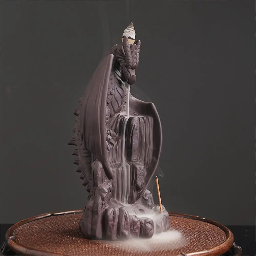 

Practical Censer Burner Delicate Ceramic Daily Use Meditation Relax Incense Burner Holder Cone Burner Incense Cone Holder