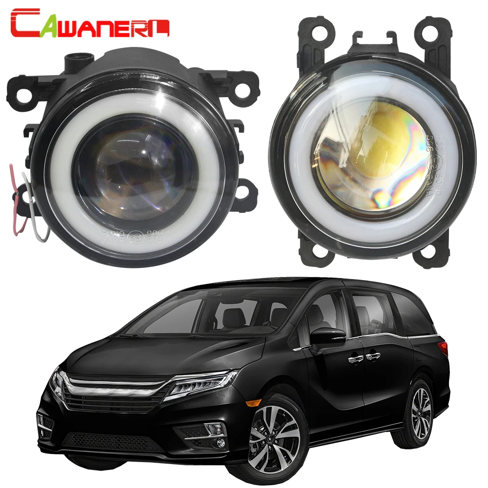 

2 Pieces Angel Eye Fog Light For Honda Odyssey 2018-2022 30W 3000LM Car Front Bumper LED COB Fog Daytime Running Lamp DRL 12V