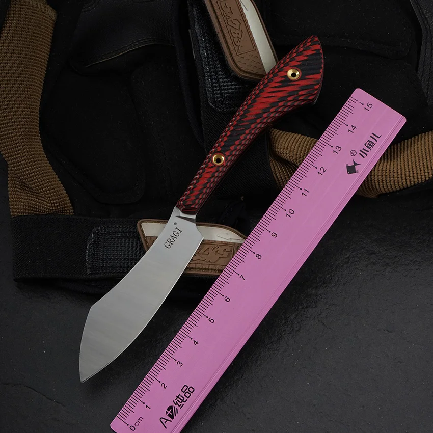 Охотничий нож GRAGI G102 миниатюрный пилинг с фиксированным лезвием 3 дюйма лезвие D2