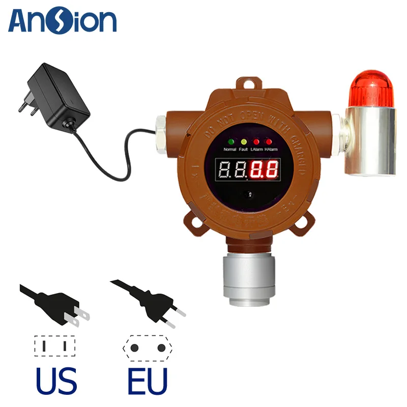 Промышленный детектор CO2 Датчик 0-5000ppm Фиксированный углекислого газа Выход 4-20 мА