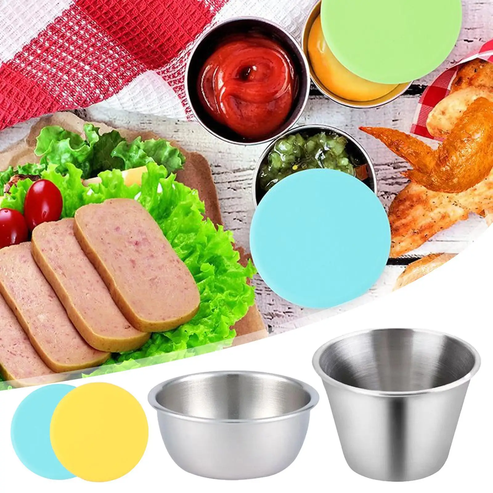 

Стальной контейнер для соуса, 6 шт.