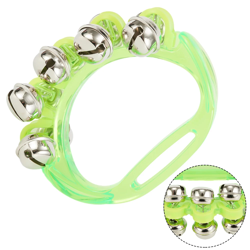 Jingle Shaker Бубен 1 шт. Ударные 10 8 5 см Развивающие игрушки Колокольчик Ручной