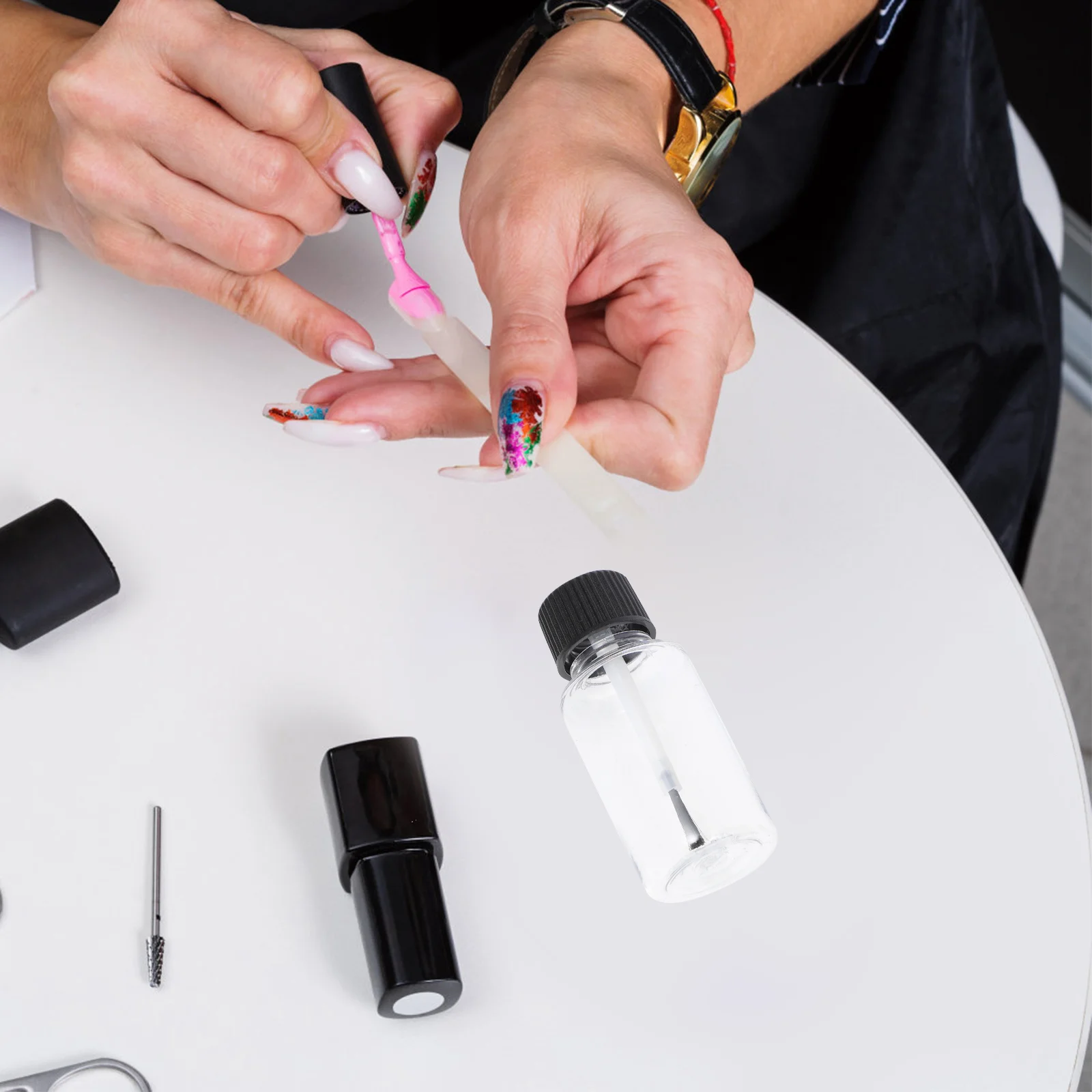 20 шт. пустая бутылка лака для ногтей прозрачный дозатор геля бутылки сделай сам