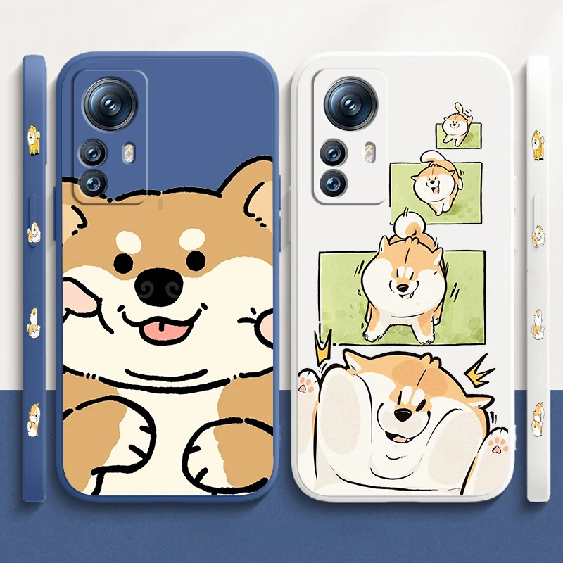 Chaigou мультяшный милый модный жидкий левый шнур для Xiaomi Mi 14 13T 13 12T 12 11T 11i 11 A3 10T 10 9 Pro