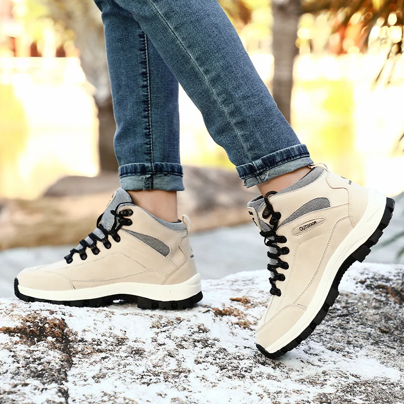 Xiaomi SALUDAS Women Winter Sneakers Outdoor Waterproof Hiking Trekking Mountain Sneakers plush Warm Snow Boots Sneakers Women