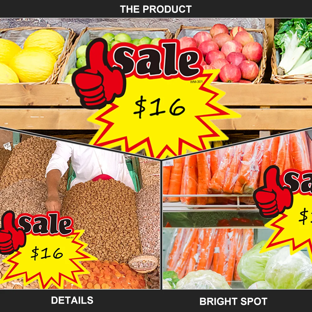 50 шт. товарный ценник рекламные наклейки бирки номерные знаки реклама белая