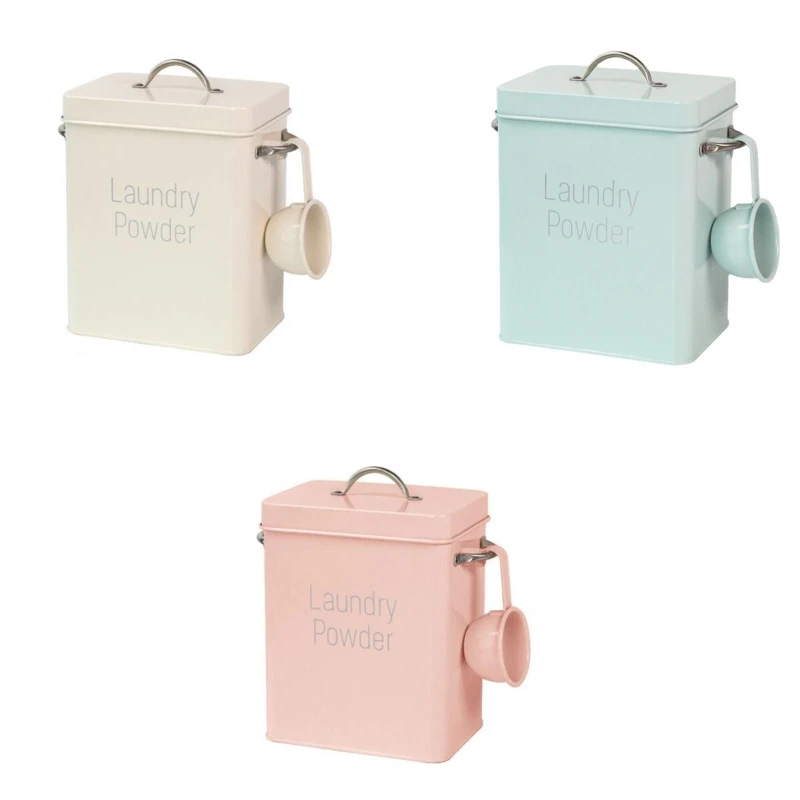 W3JA Laundry Room Storage Box Washing Powder Storage Tin with Scoop Metal Laundry Powder Tin Ideal for Holding Detergent
W3JA Laundry Room Storage Box Washing Powder Storage Tin with Scoop Metal Laundry Powder Tin Ideal for Holding Detergent