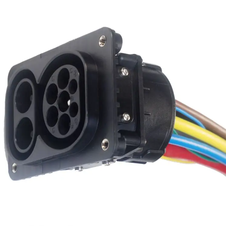 

DC And AC Electric Car Type 2 200 CCS Combo 2 EV DC Fast Charging Socket Inlet
