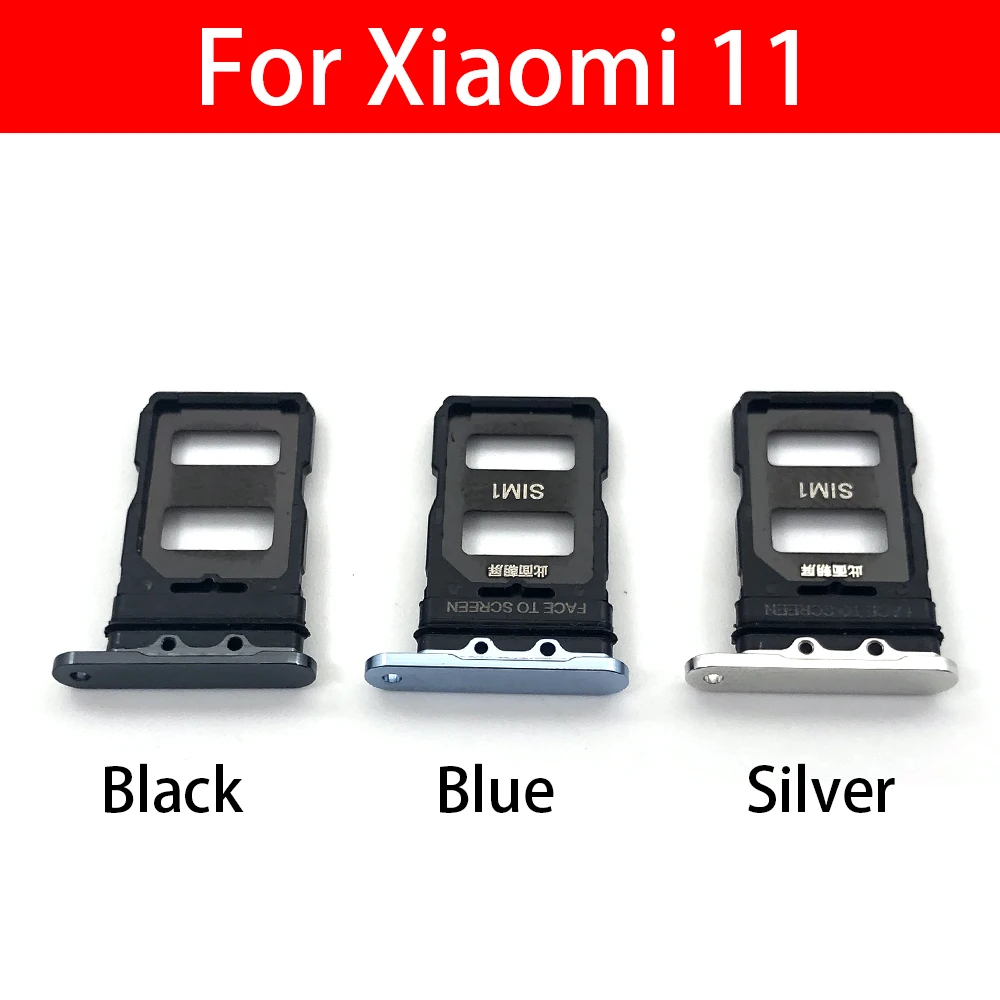 

10 шт., слот для Sim-карты Xiaomi Mi 11 Mi11