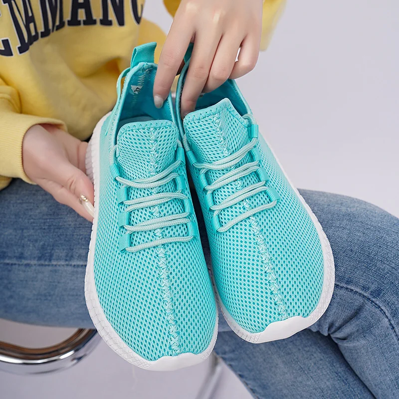 Summer Shoes for Women 2023 Fashion Platform Sneakers Breathable Lightweight Running Sports Vulcanize Shoes Walking Tennis Shoes