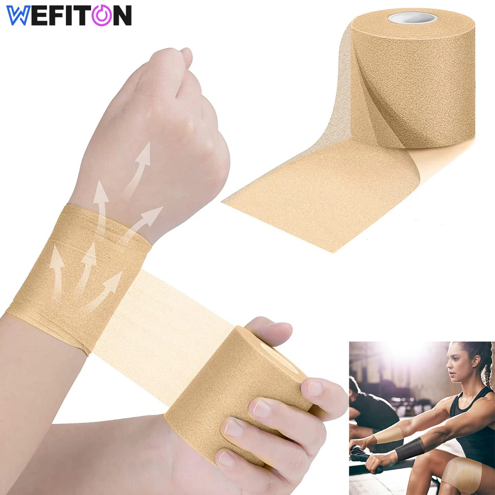 

1-Roll Athletic Pre Bandage Wrap Tape, Foam Underwrap Athletic Tape, Sport Pre wrap Athletic Tape for Hair Ankle Wrists Knees