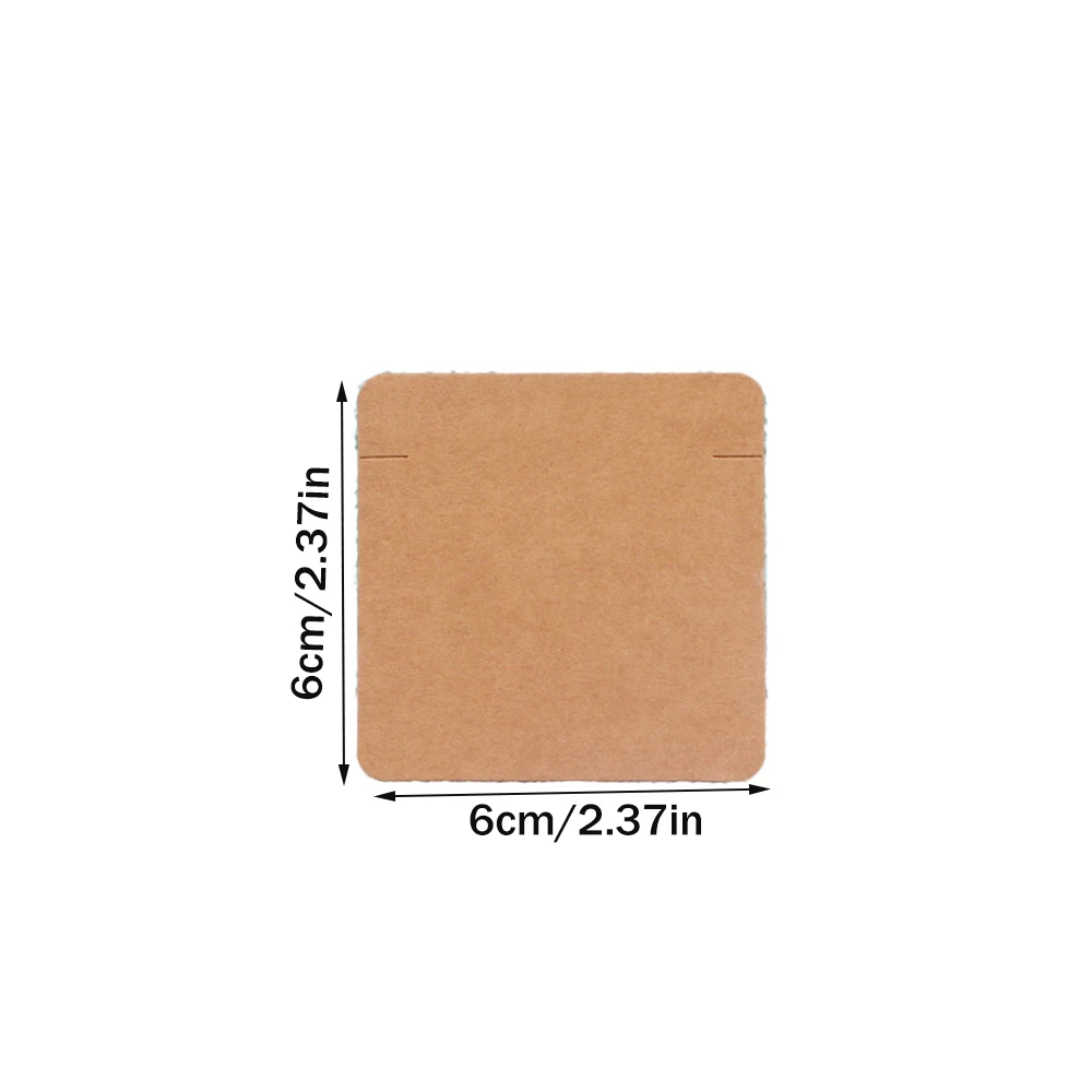 

50 шт. 6x6 см Подвеска для ожерелья, браслета, держатель для ювелирных изделий для малого бизнеса, упаковка для хранения, розничные бирки