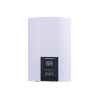 led temperature display tankless instant electric water heater