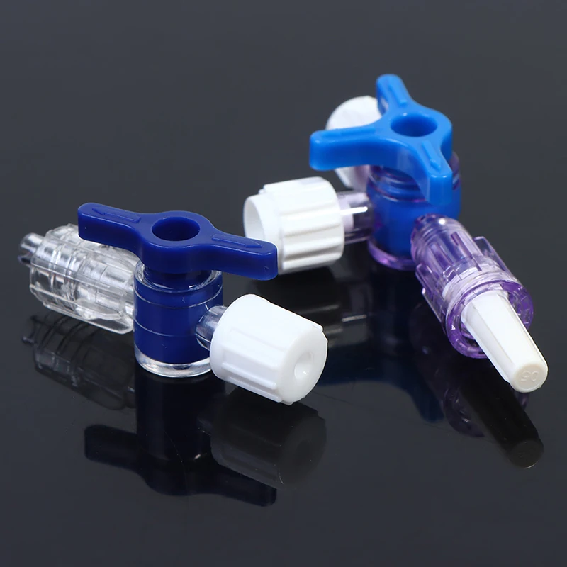 

Plastic 2 Way Stop Cock For Clinical Hospital Luer Lock Adapter 3 Way Stopcock Flexiable T-Connector Extension Tube