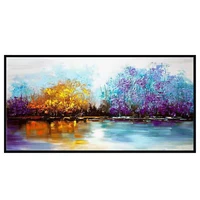 gatyztory 60120cm frame large size painting by numbers diy landscape pictures paintings on the wall for living room home decor