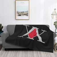hunter x hunter flannel bed blanket hxh manga pattern bedspread soft warm blanket bedroom sofa decoration 1