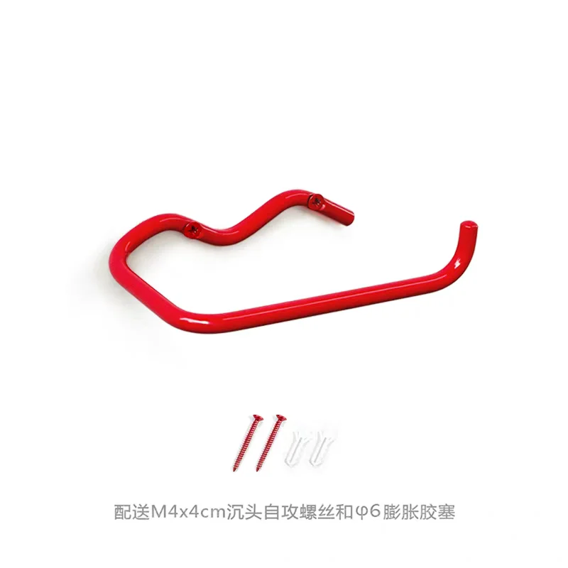 

Металлический держатель для туалетной бумаги красный черный