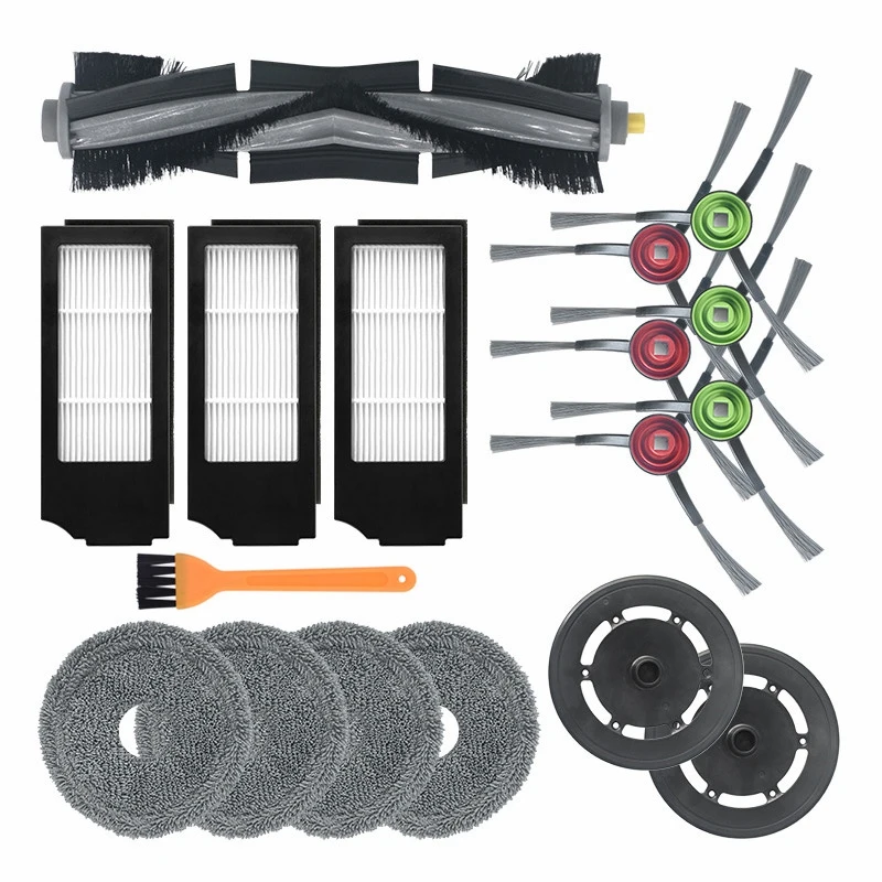 

17 шт., сменные насадки для пылесоса ECOVACS DEEBOT X1 OMNI TURBO