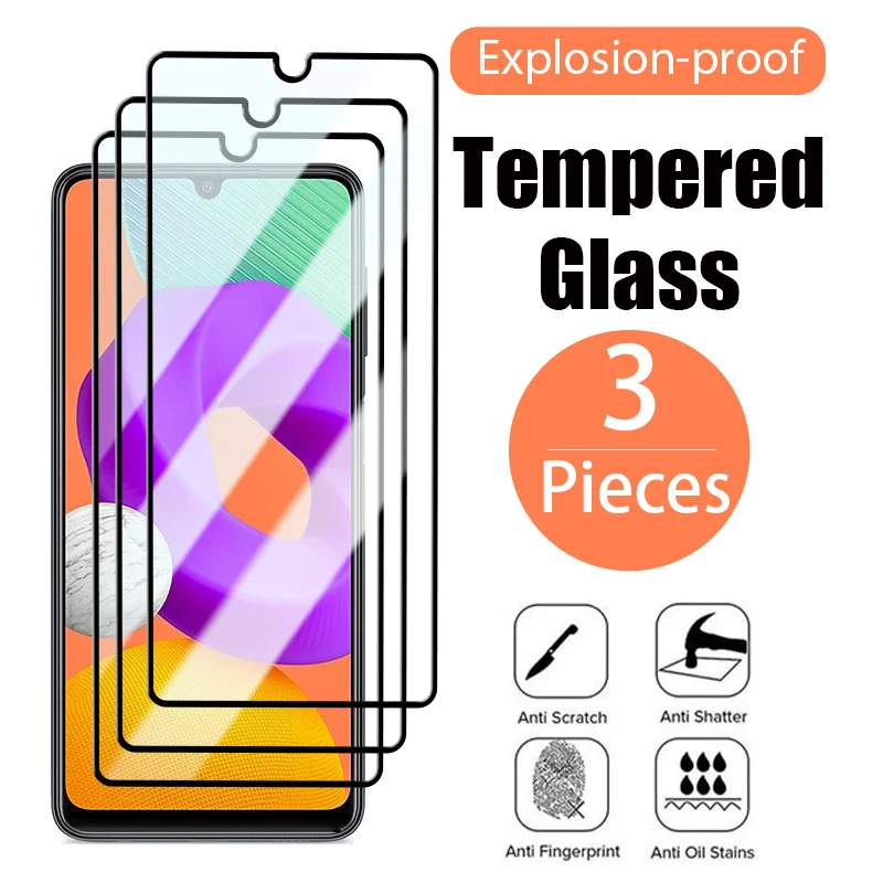 

3PCS Full Cover Glass for Xiaomi Redmi 10 9 8 Pro 7 9A 9C 9T 8T Screen Protector for Redmi Note 11 Pro 9S 10S 11S Tempered Glass