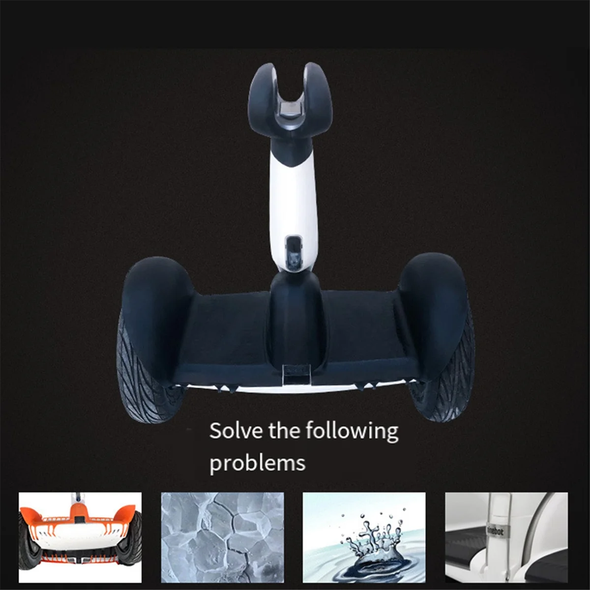 Силиконовый защитный чехол от пыли для XiaoMi Ninebot Plus Balance Car прозрачный