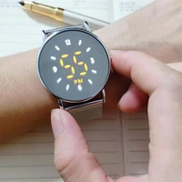 zsn 1055 unisex watch luminous digital display multifunctional portable led adjustable strap digital watch for fitness
