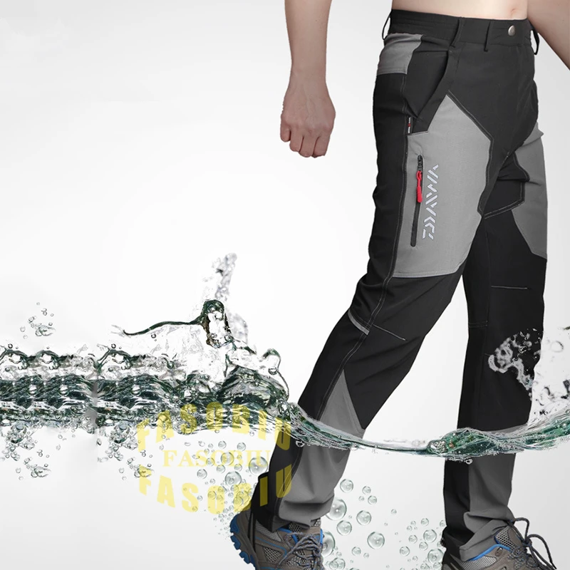

2022 Men Summer Fishing Pants Outdoor Sports Cycling Pants Men's AntiUV Quick Drying Professional Fishing Waterproof Clothes