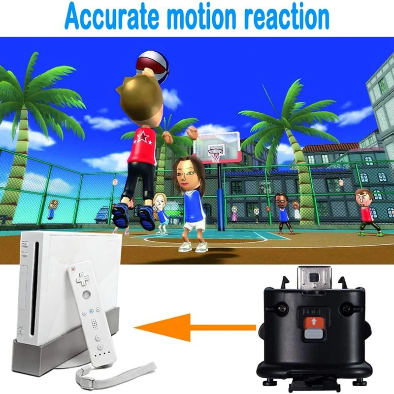 

For Nintendo Wii Gamecube Accelerator Handle Enhancer Wii Motionplus Motion Enhancer Left And Right Accelerator