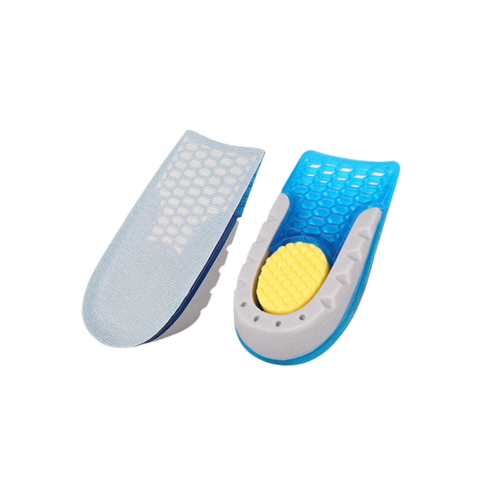 

1pair Height Increase Insole Heel Lift Half Insert Shock Absorption Wedding Non Slip Comfortable Men Women Shoe Pad Interview