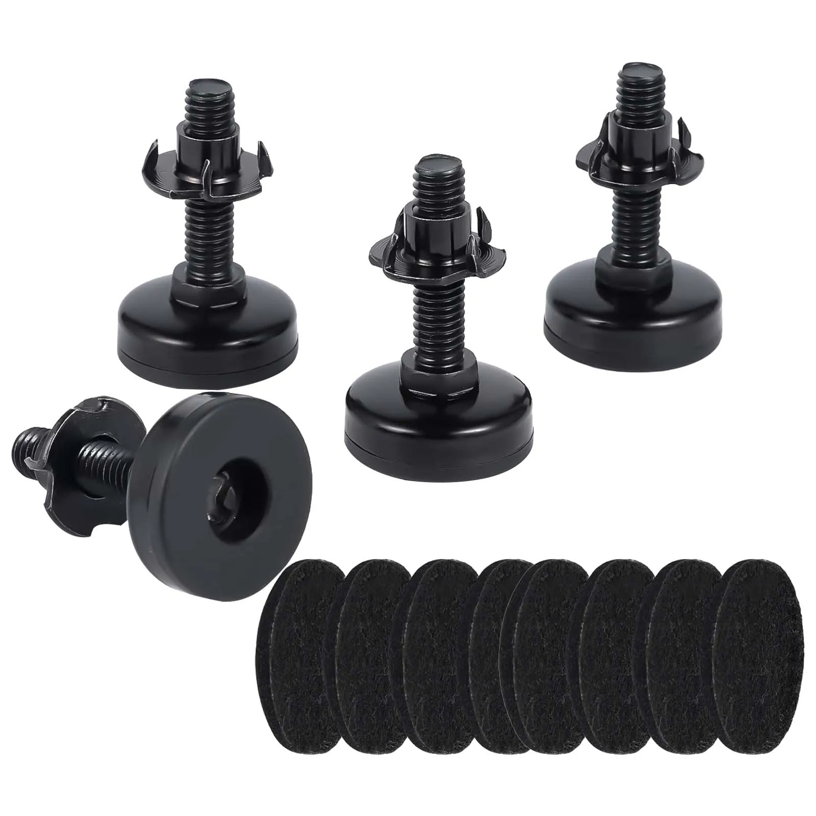 

Furniture Levelers Kit T-Nut Leg Leveler Adjustable Heavy Duty Furniture Leveling Feet Thread T-Nut Kit For Tables Cabinets