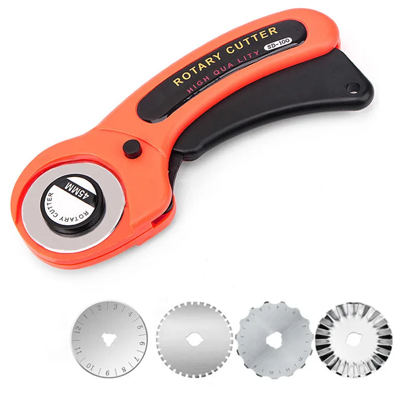 

Leathercraft 45mm Rotary Cutter Leather Cutting Tool Leather Craft Fabric Circular Blade Knife DIY Patchwork Sewing Quilting