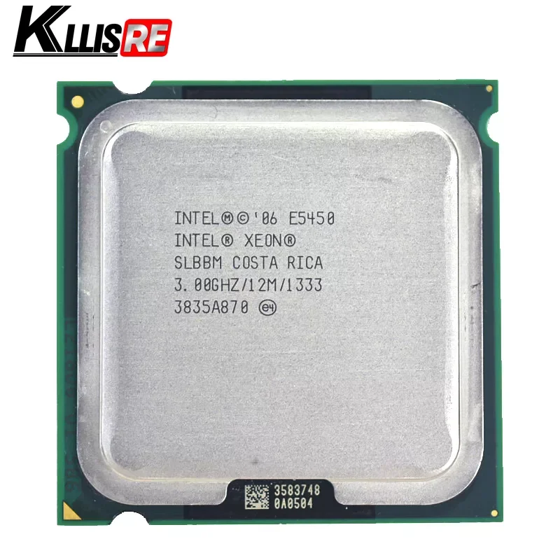 

Intel Xeon E5450 Quad Core 3.0GHz 12MB SLANQ SLBBM Processor Works on LGA 775 mainboard no need adapter