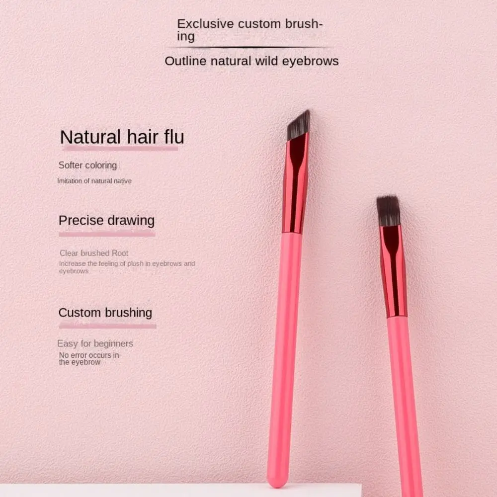 

Wild Eyebrow Brush Multifunctional Square Three-dimensional Concealer Brush Angled Eyebrow Brush Hairline Portable Makeup Brush