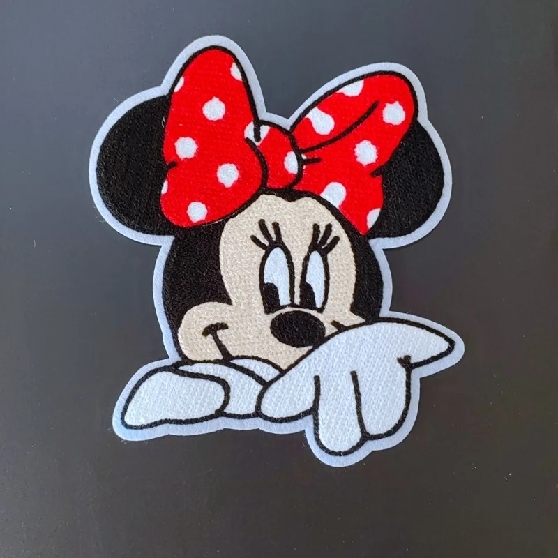 Ed Minnie Mouse Patches For Clothing Stickers Diy Iron On Clothes Patch For Coat Diy Decor Women Gift