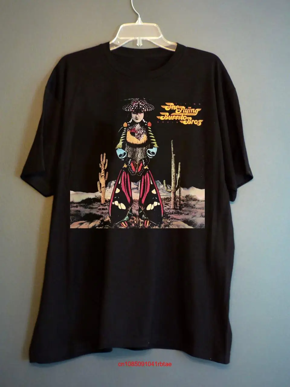 Футболка с длинным или коротким рукавом The Flying Burrito Brothers Коллекция альбомов от S до