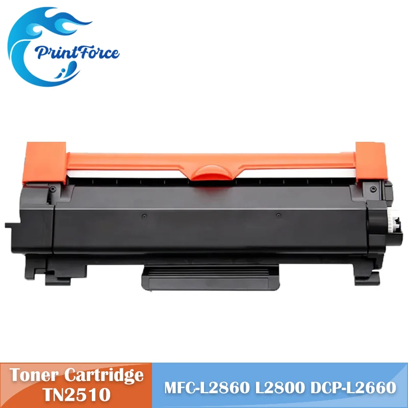 TN2510 TN-2510 с чип-тонер-картриджем для Brother MFC-L2860DW MFC-L2800DW L2827DW DCP-L2660DW DCP-L2620DW HL-L2445DW HL-L2400