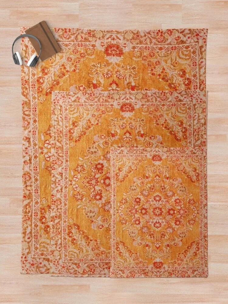 Оранжевое богемное берберское традиционное марокканское стильное дизайнерское