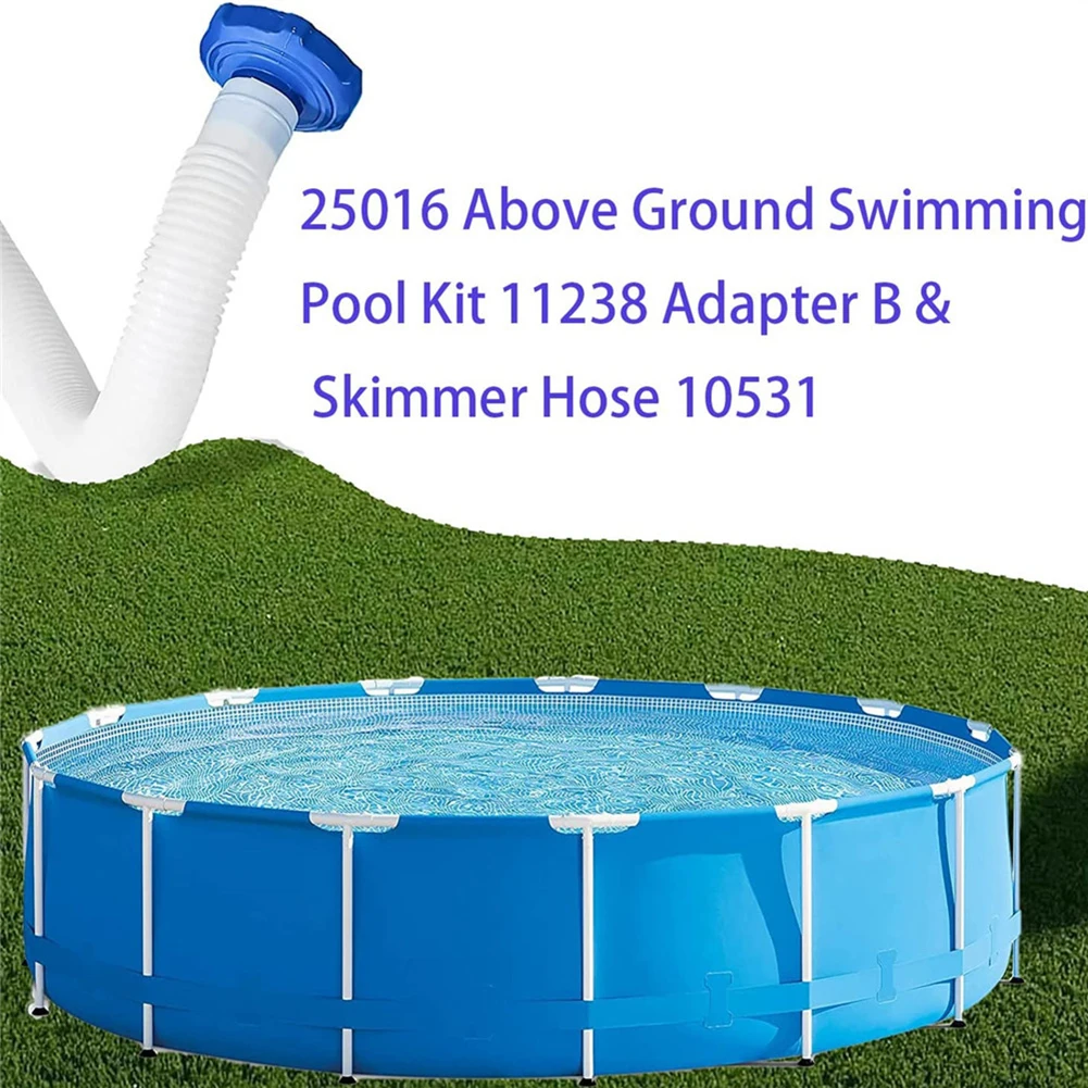 

Pool Adapter For Intex Surface Skimmer Wall Mount Hose Adaptor B Swimming Pool Connector Outdoor Pool Washer Clean Accessories