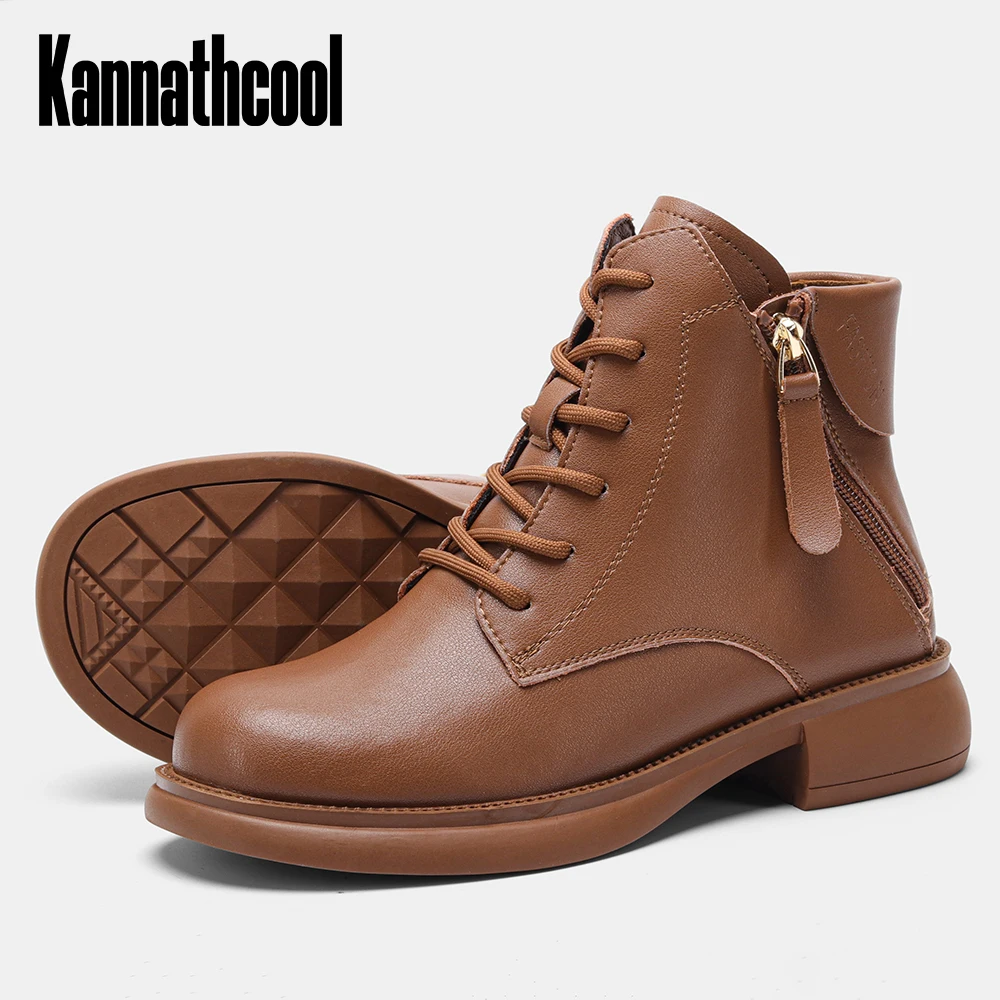 

Ботинки женские зимние из натуральной кожи, 2023