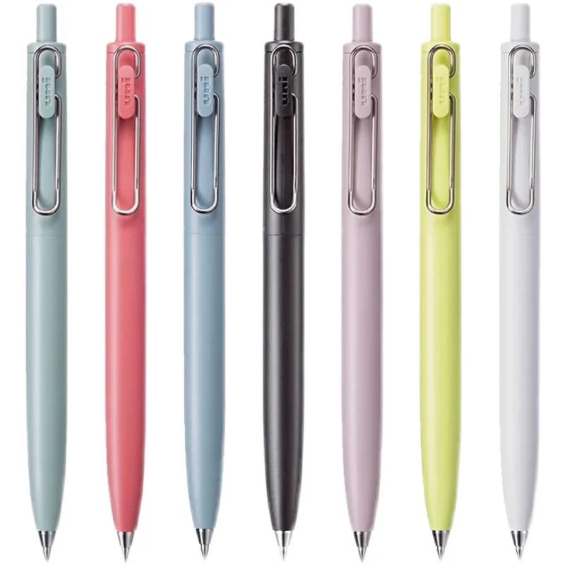 

7pcs/set Japan Uni Mitsubishi Gel Pen Small Thick Core Press Limited Neutral Pen New Color Water Pen Cute Stationery