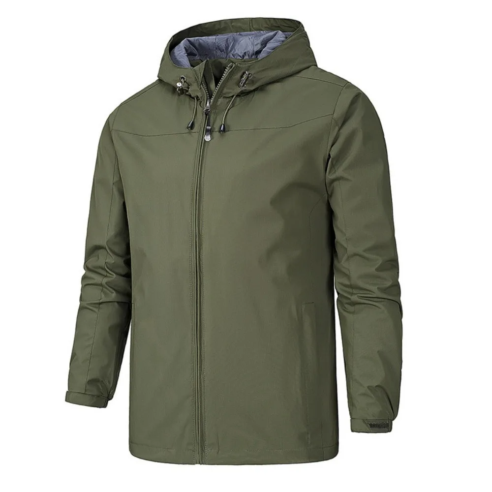 

Мужская ветрозащитная и водонепроницаемая куртка Storm jacket с капюшоном
