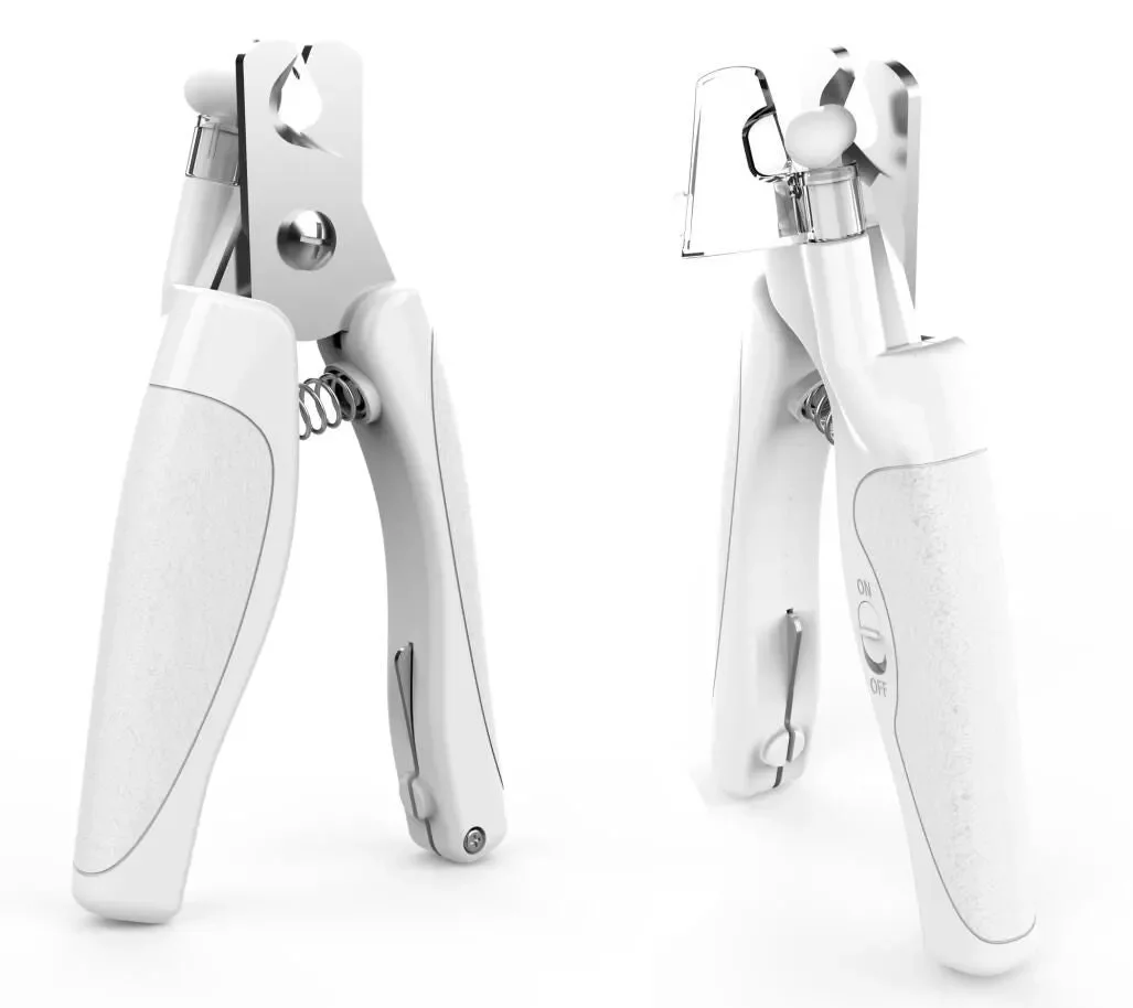 

Pet Life ® 'Clip-Tronic' LED Lighting and USB Charging Precision Cat and Dog Nail Clipper