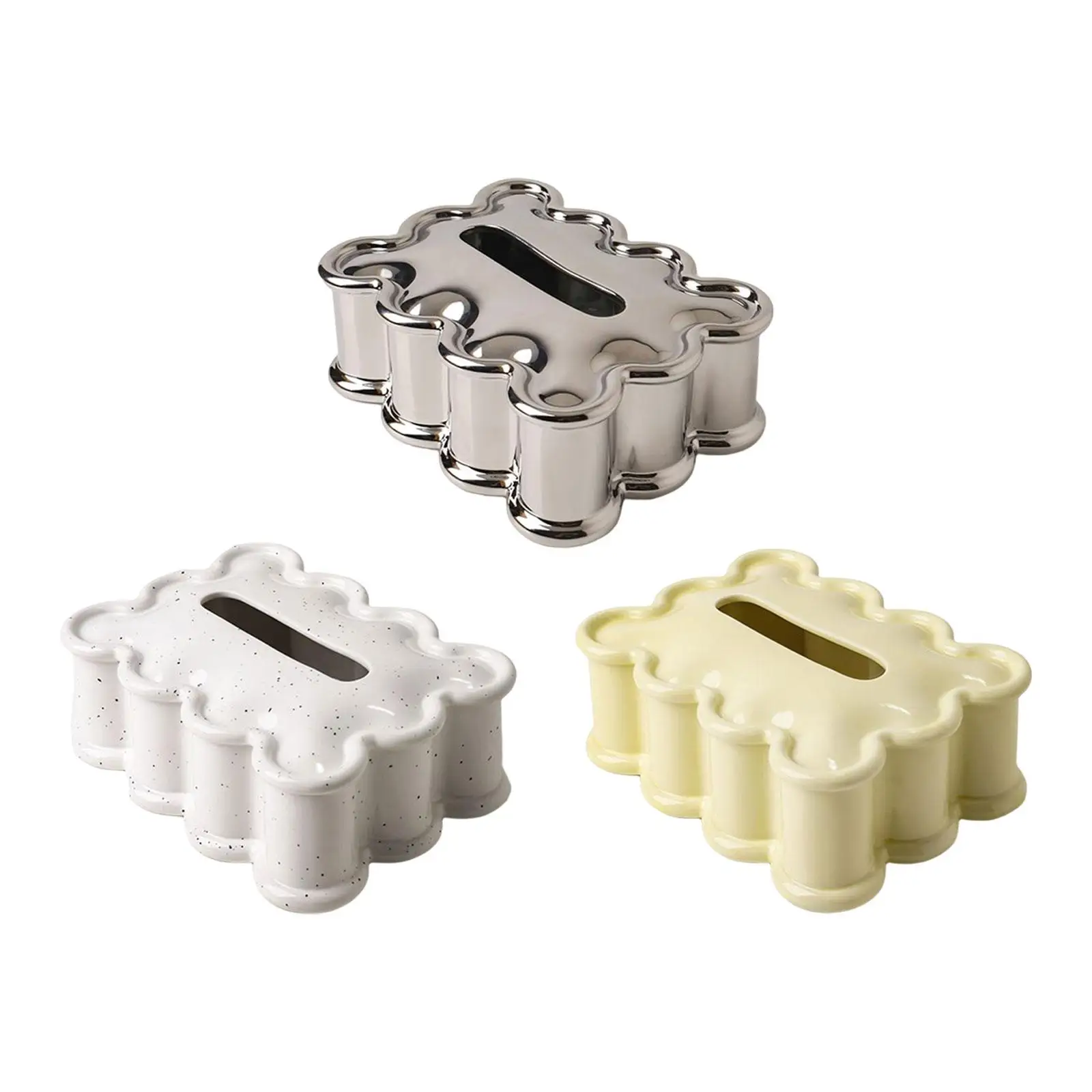 

Elegant Tissue Dispenser Box Table Centerpiece Decoration Square Napkin Holder for Vanity Table Living Room Bedroom End Table