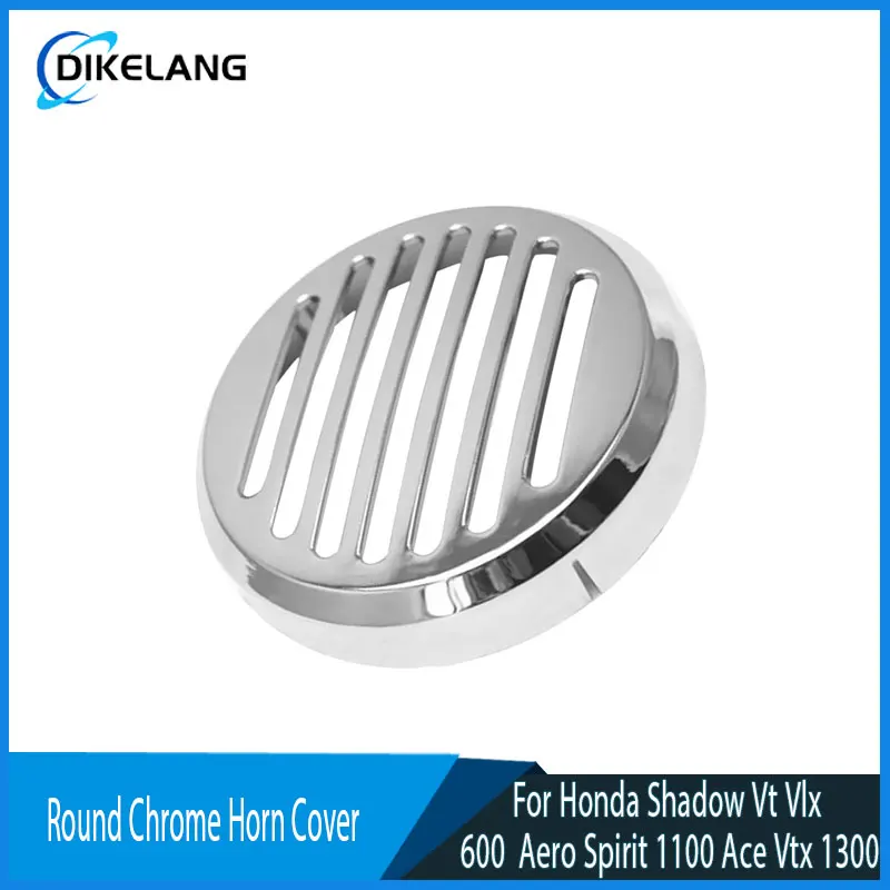 

3.5 inch Chrome Round Horn Cover Replacement Motorcycles Accessories for Honda Shadow Vt Vlx 600 Aero Spirit 1100 Ace Vtx 1300
